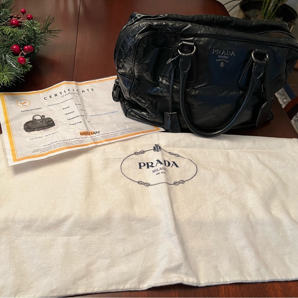 Prada Nappa Antique Leather Bag